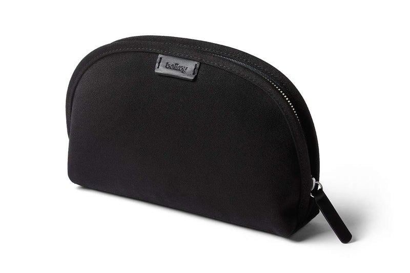 Bellroy Classic Pouch EDC Zipper Travel Pouch WaterResistant Woven Fabric Holds Pencils Pens Tech  Personal Items Internal Mesh Pockets  Melbourne Black